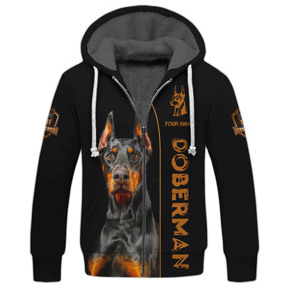 Doberman Dog Custom T-Shirts Professional Dogs 3D Shirt