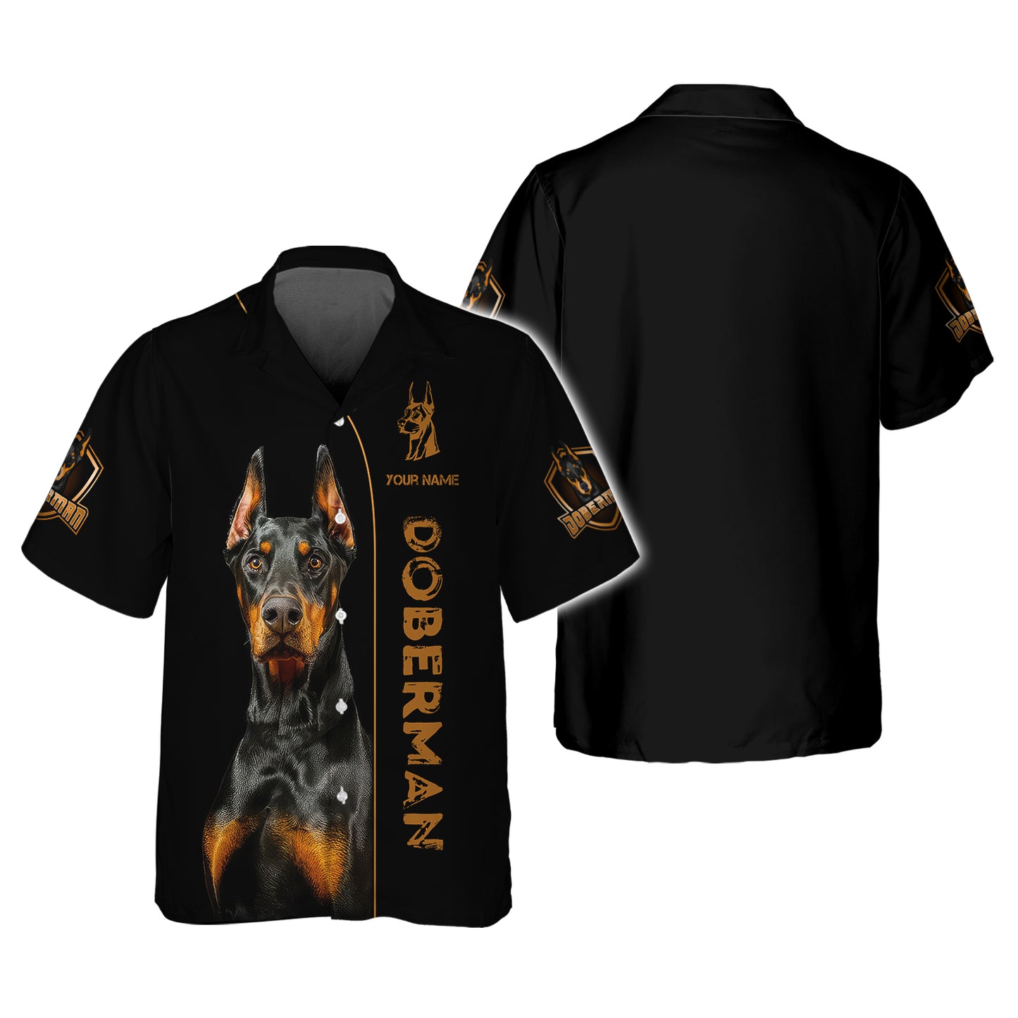 Doberman Dog Custom T-Shirts Professional Dogs 3D Shirt