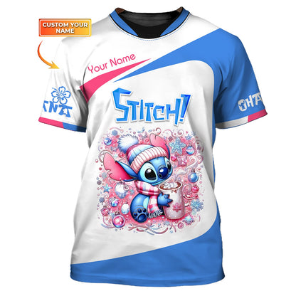 Zipper Hoodie Loli Stitch 3D Shirt Disney Custom T-Shirts