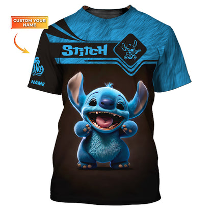 Disney Custom T-Shirts Cute Stitch 3D Shirts