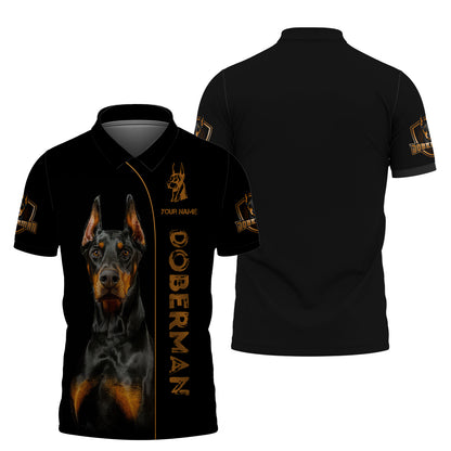 Doberman Dog Custom T-Shirts Professional Dogs 3D Shirt