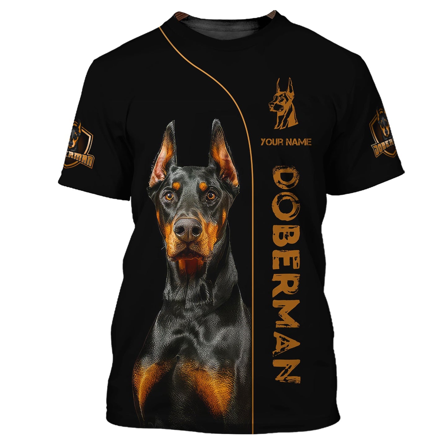 Doberman Dog Custom T-Shirts Zipper Hoodie Professional Dogs 3D Shirt