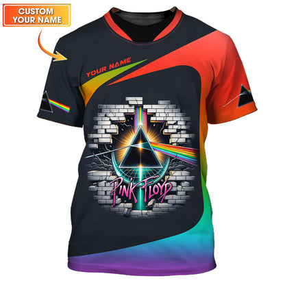 Zipper Hoodie Pink Floyd 3D Shirt The Legendary Music Band Custom T-Shirts