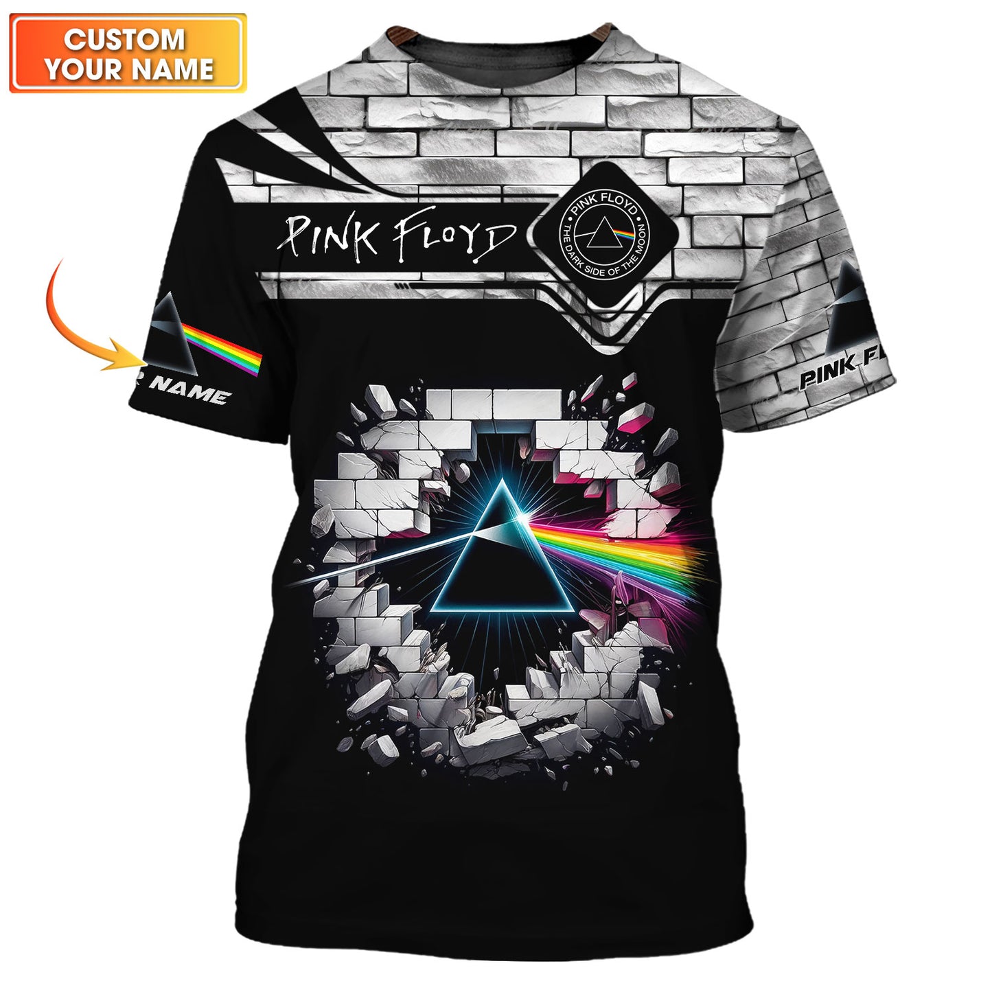 Zipper Hoodie Unisex Breathe In The Air Custom T-Shirts Pink Floyd 3D Shirt