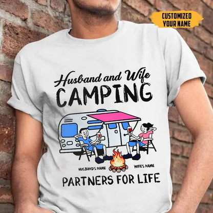 2D Camping Customized Name Shirt