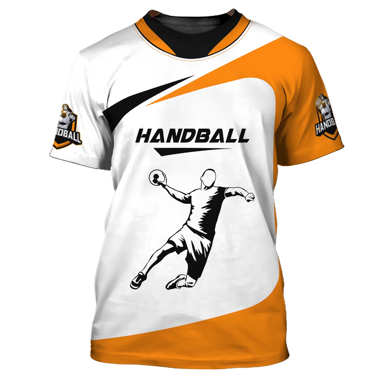 Handball Jersey CusTom T-Shirts Person Throwing The Ball With Hands In The Air 3D Shirt