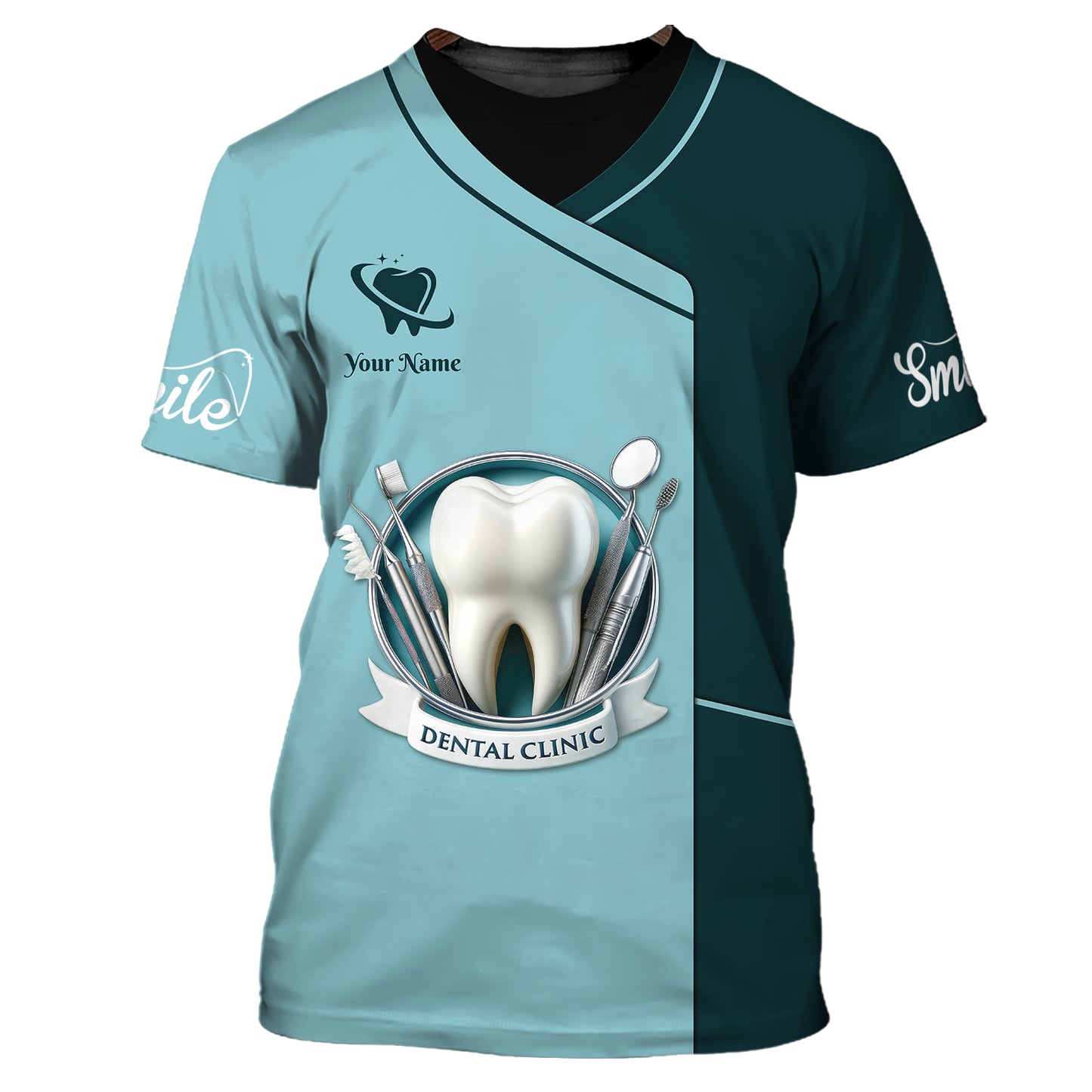 Dental Clinic Tools 3D Shirts Dentist Custom T-Shirts