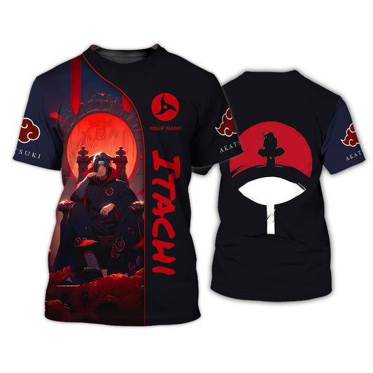 Uchiha Itachi 3D Shirt Naruto Custom T-Shirts