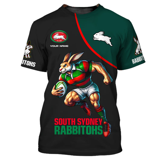 Rugby 3D Shirt South Sydney Rabbitohs Custom T-Shirts