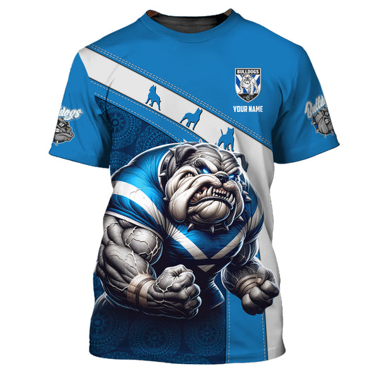 Canterbury Bankstown Bulldogs 3D Shirt Rugby Custom T-Shirts