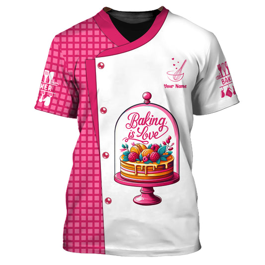 Sweet Bakery 3D Shirt Gif For Baker Custom T-Shirts