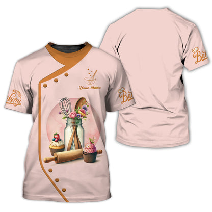 Personality Bakery Custom T-Shirt Gif For Baker