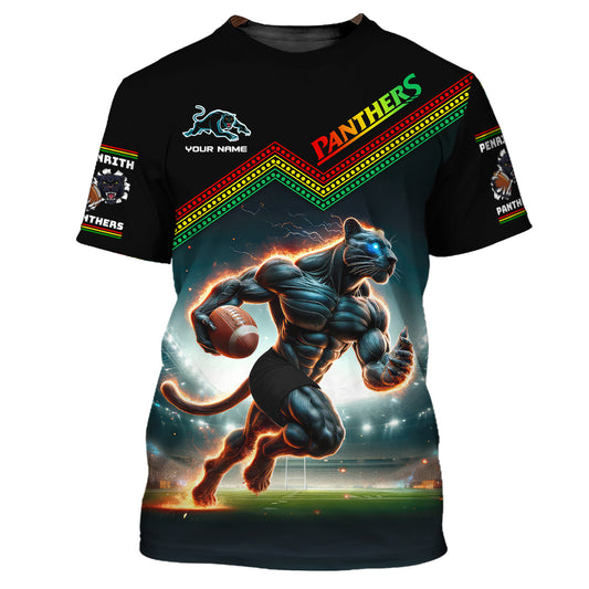 Penrith Panthers 3D Shirt Rugby Lover Custom T-Shirts