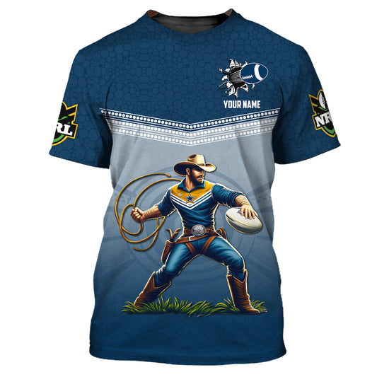 North Queensland  Cowboys 3D Shirt Rugby Custom T-Shirt