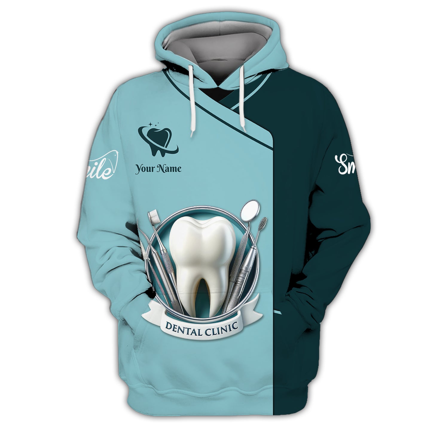 Dental Clinic Tools 3D Shirts Dentist Custom T-Shirts