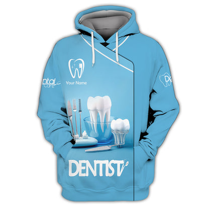 Dentistry Clinic 3D Shirt Dental Custom T-Shirts Gif For Dentist