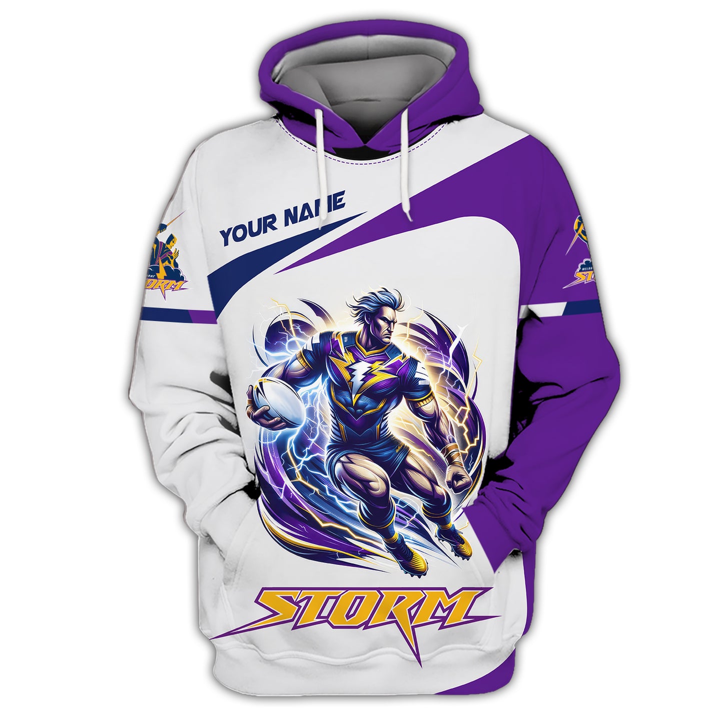 Rugby Lovers Custom T-Shirts Melbourne Storm 3D Shirt