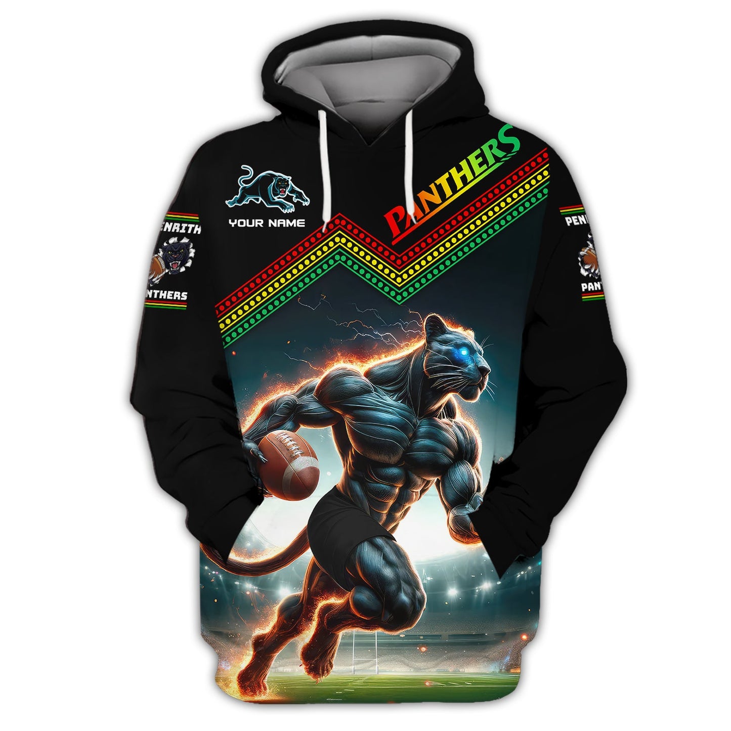 Zipper Hoodie South Sydney Rabbitohs 3D Shirt Rugby Lover Custom T-Shirts