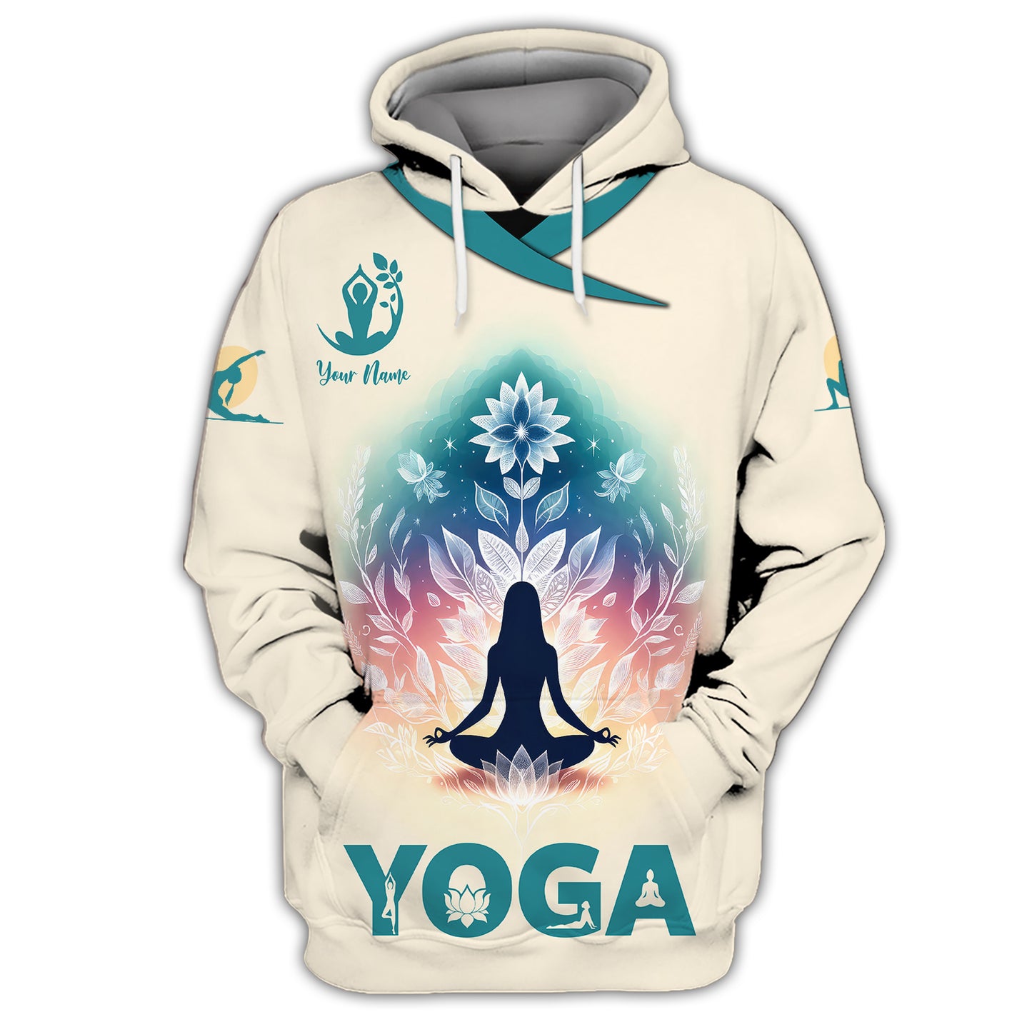 Woman Doing Yoga In Nature 3D Shirt Relax And Practice Yoga Custom T-Shirts