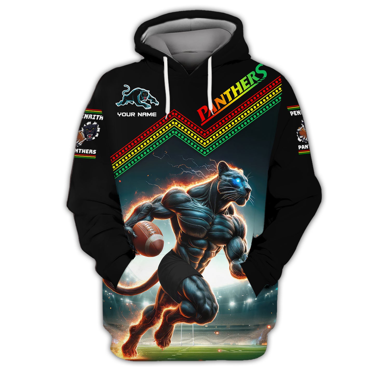 Penrith Panthers 3D Shirt Rugby Lover Custom T-Shirts