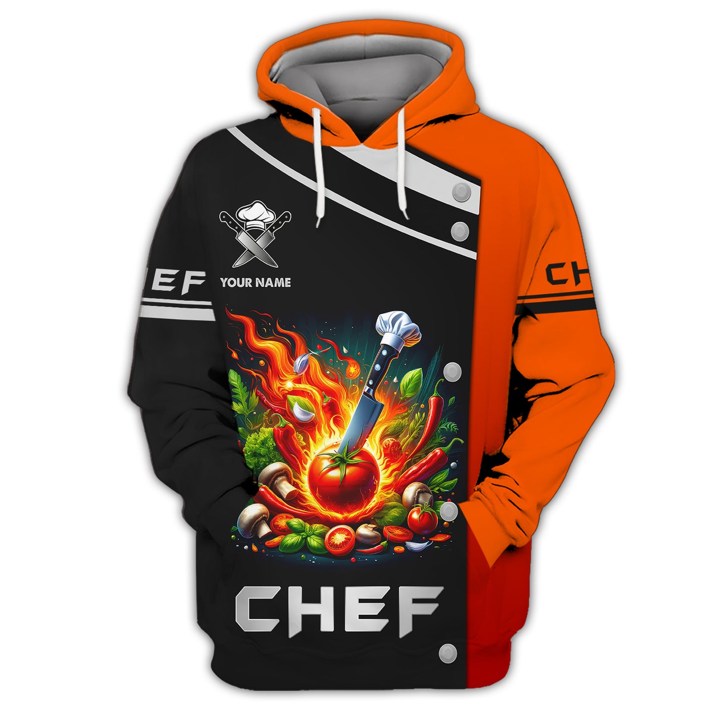 Chef Cooking Unisex Custom T-Shirts Gif For Chef Lover 3D Shirt