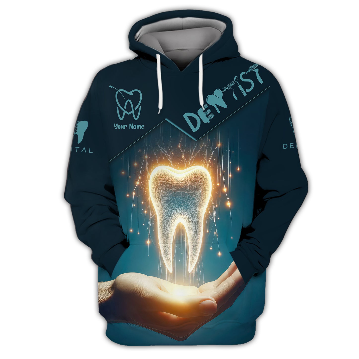 Dentist Clinic Custom T-Shirts Dental Technology 3D Shirt