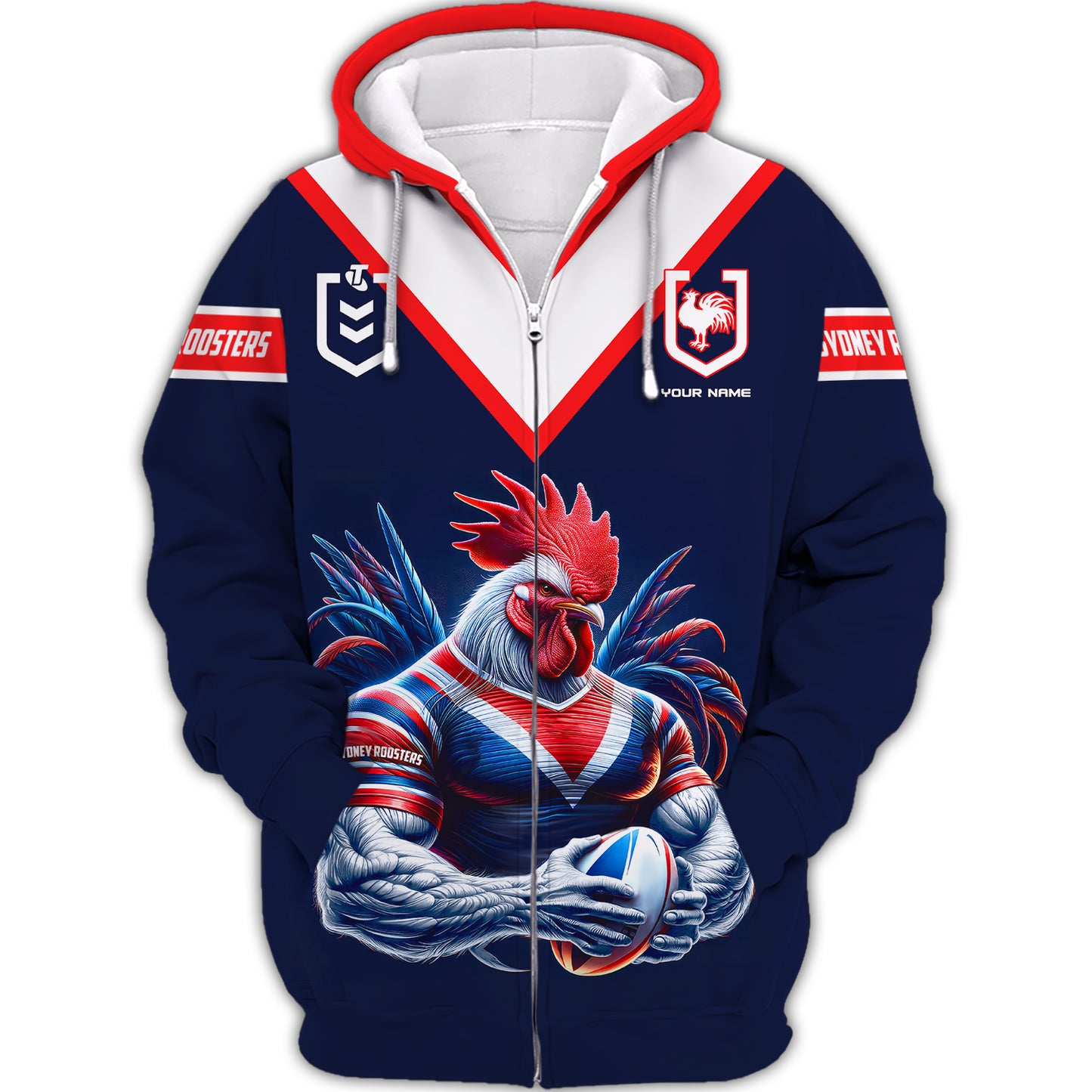 Rugby Lover Custom T-Shirts Sydney Roosters 3D Shirt