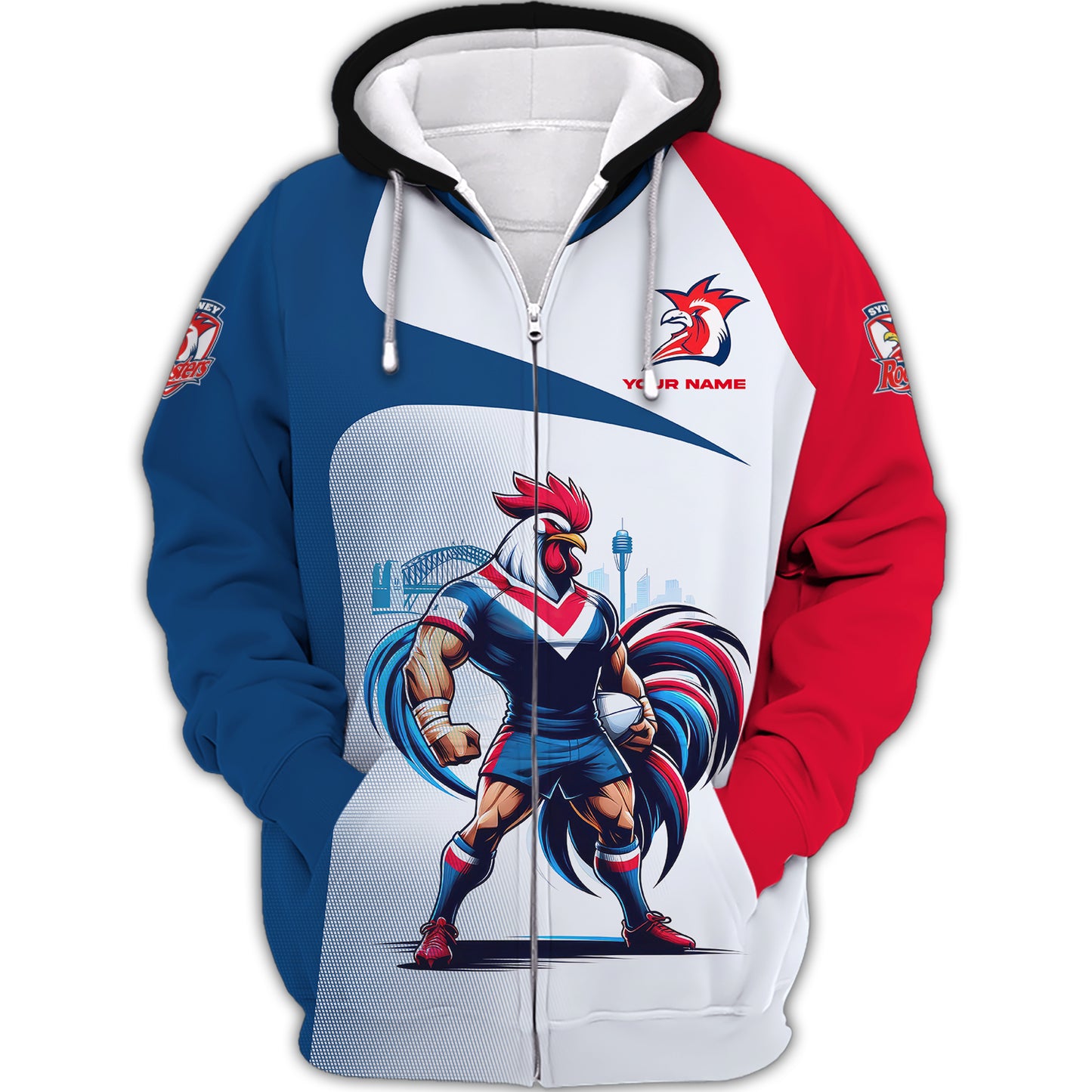 Sydney Roosters 3D Shirt Rugby Custom T-Shirts