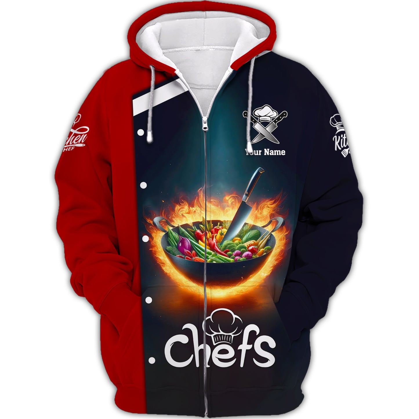 Unisex Chef, Cooking Chef Custom T-Shirts Gif For Chef 3D Shirt