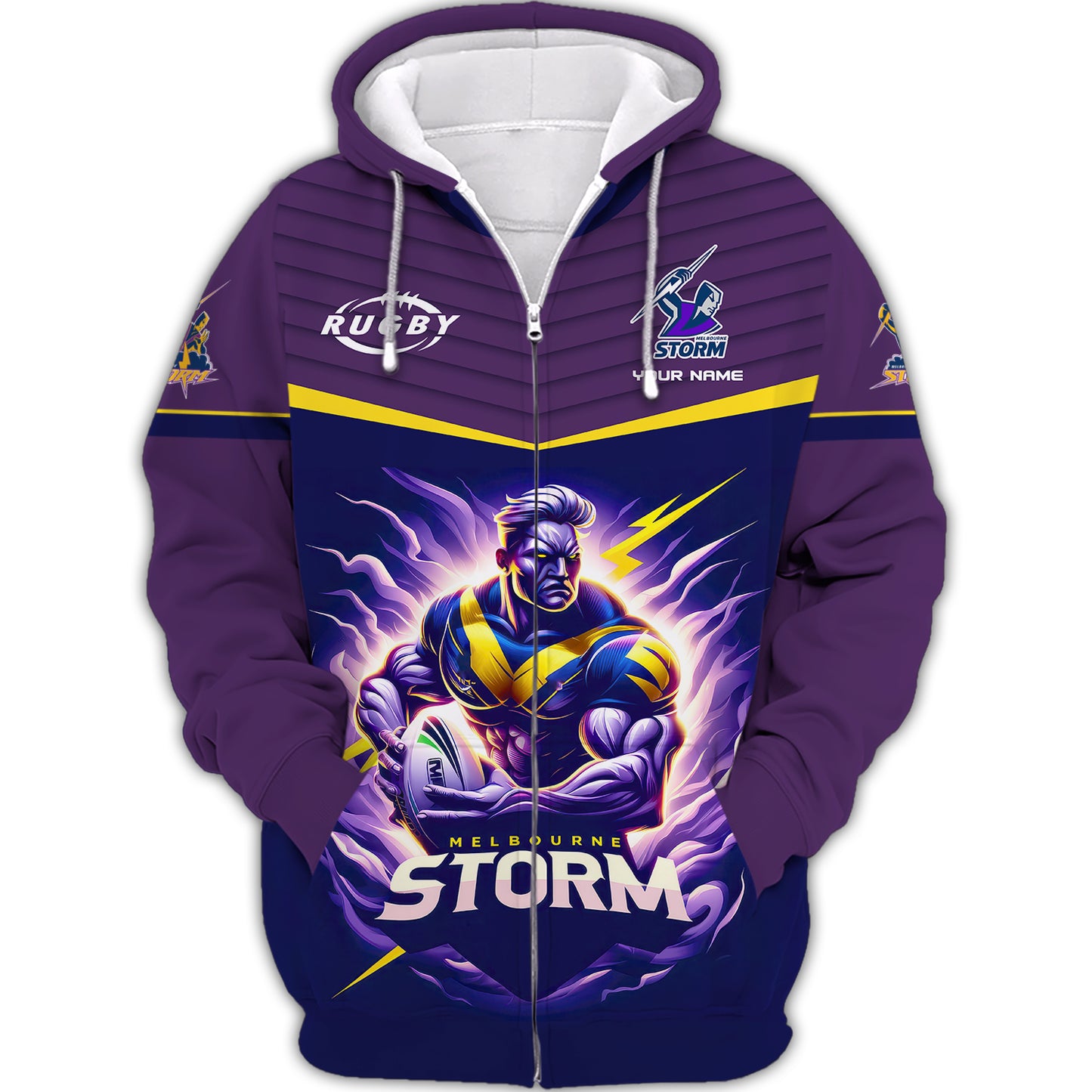 Melbourne Storm 3D Shirt Rugby Custom T-Shirts