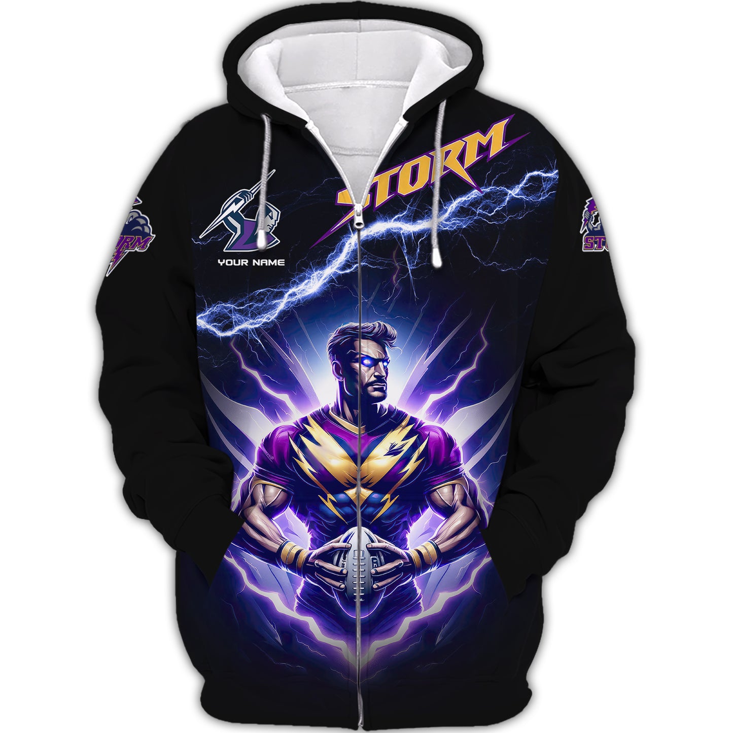 Personalized Shirt Melbourne Storm 3D Shirt Rugby Custom T-Shirts