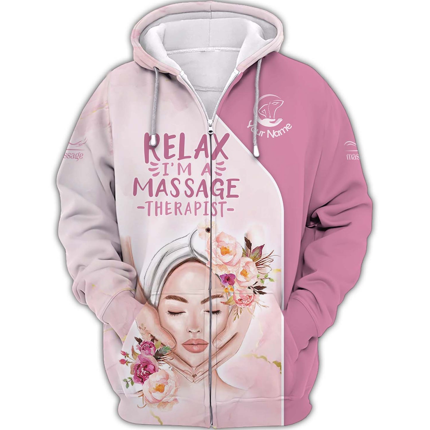 Skin Care Relax 3D Shirts Massage Spa Beauty Custom T-Shirts