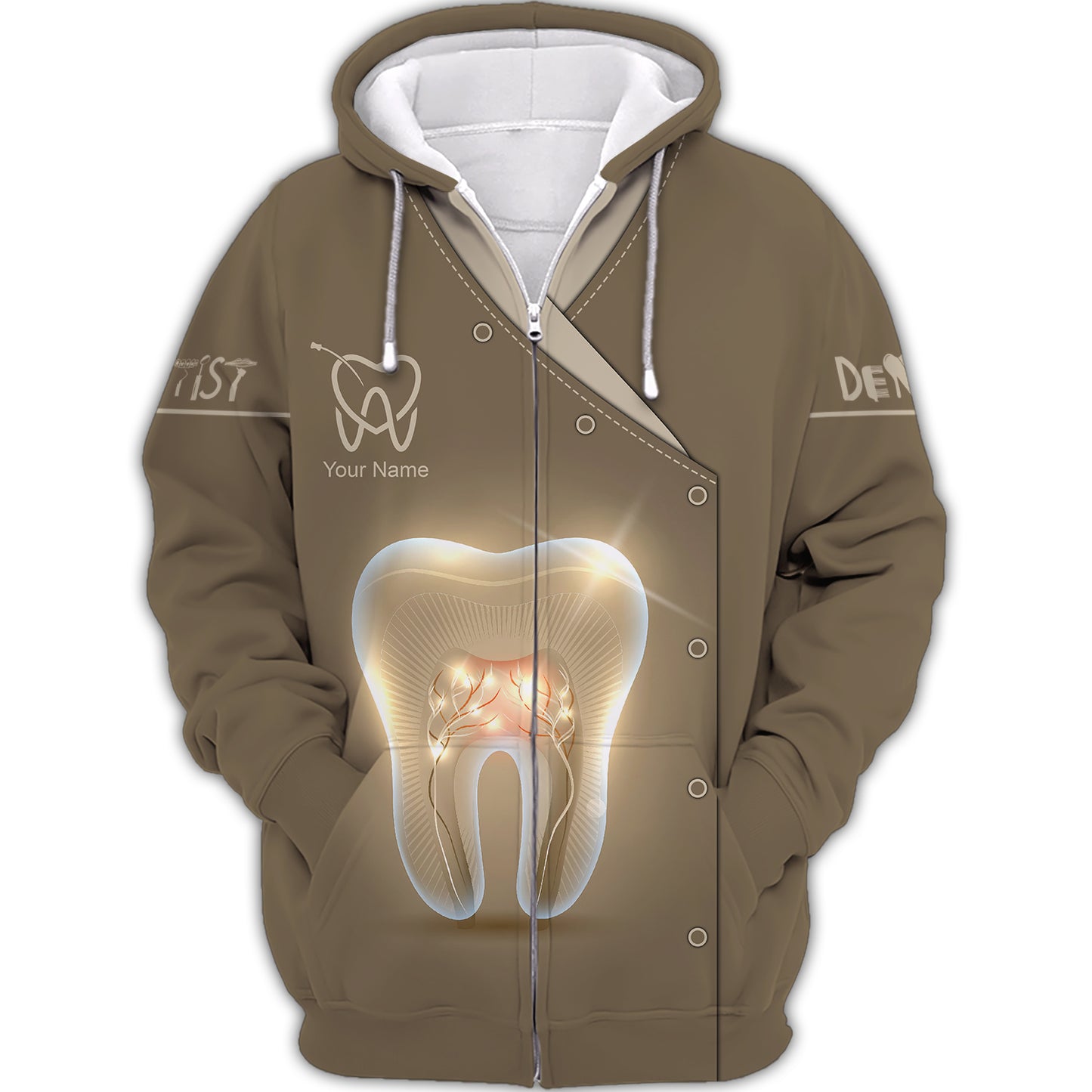 The Tooth Surface Glows 3D Shirts Gif For Dental, Cosmetic dentistry Custom T-Shirts