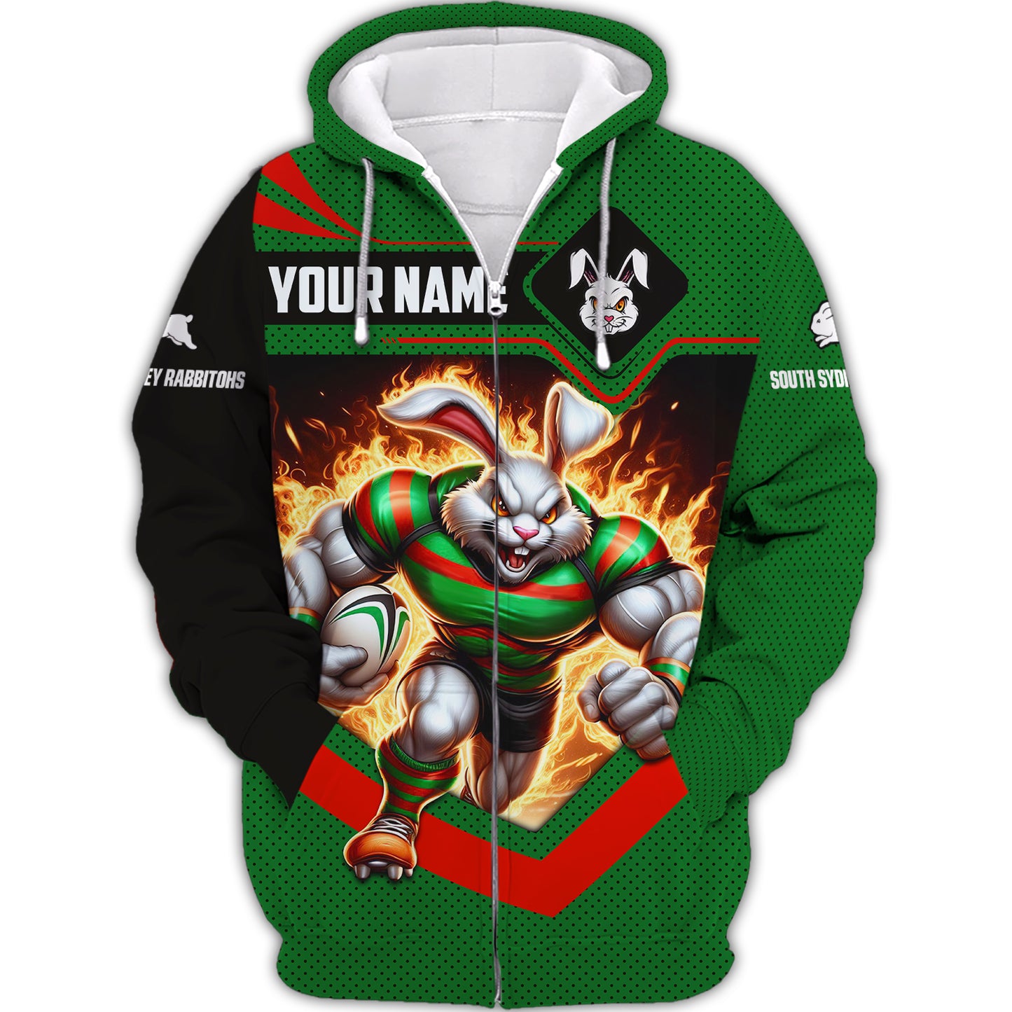 Rugby Custom T-Shirts South Sydney Rabbitohs 3D Shirt