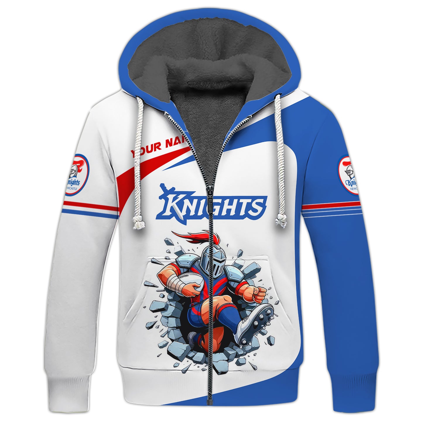 Newcastle Knights 3D Shirt Rugby Custom T-Shirts