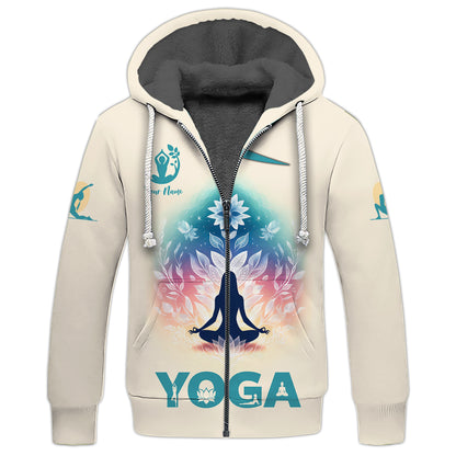 Woman Doing Yoga In Nature 3D Shirt Relax And Practice Yoga Custom T-Shirts