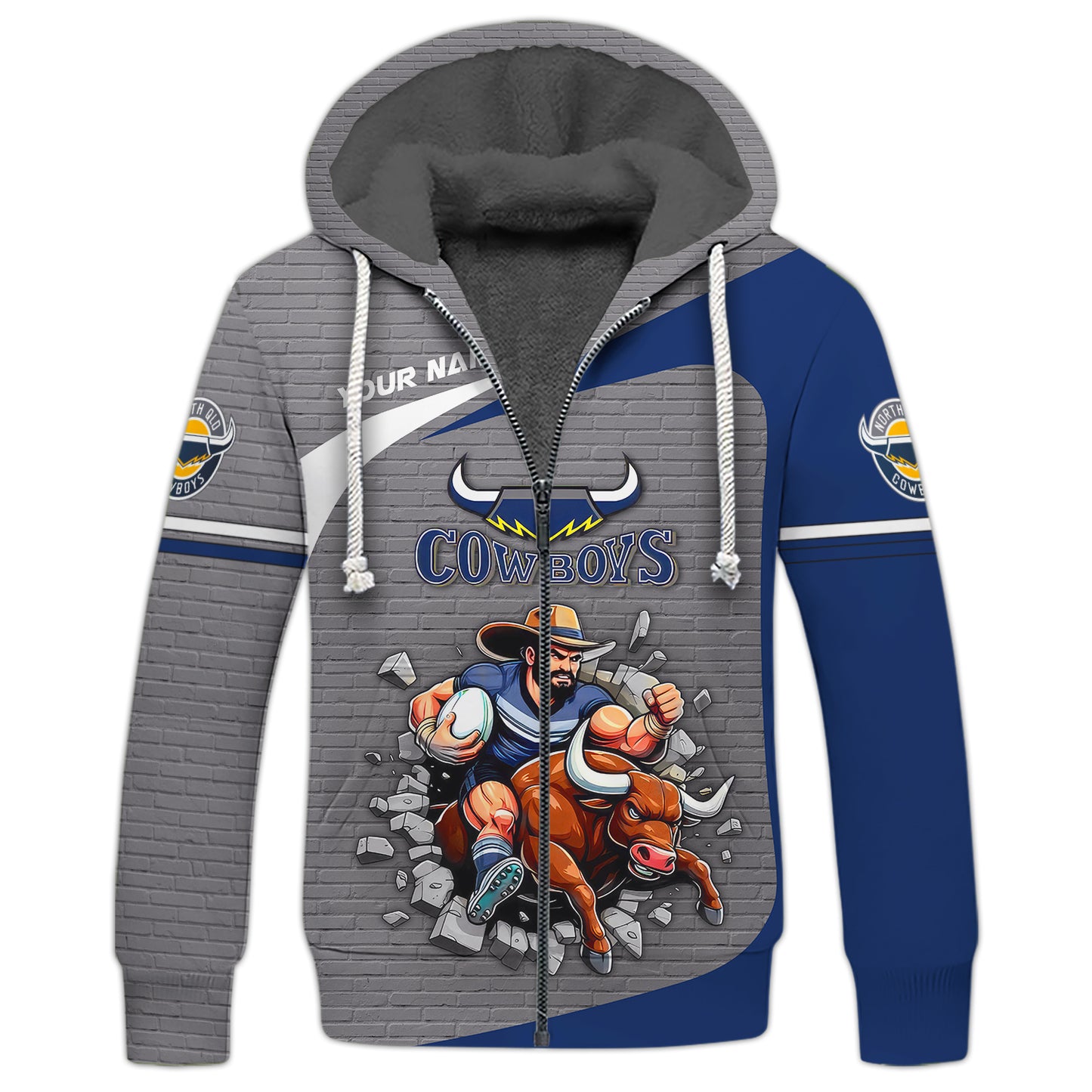 Rugby Lover Custom T-Shirts North Queensland  Cowboys 3D Shirts