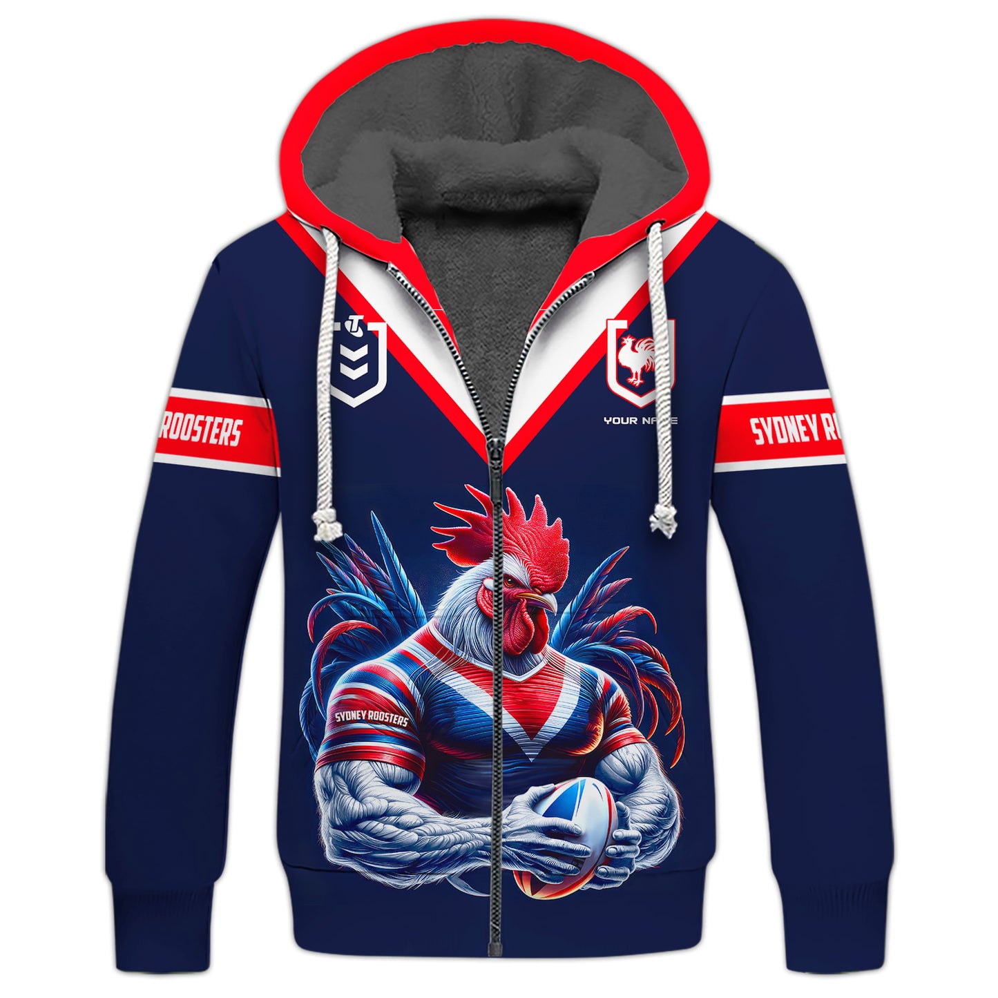 Rugby Lover Custom T-Shirts Sydney Roosters 3D Shirt