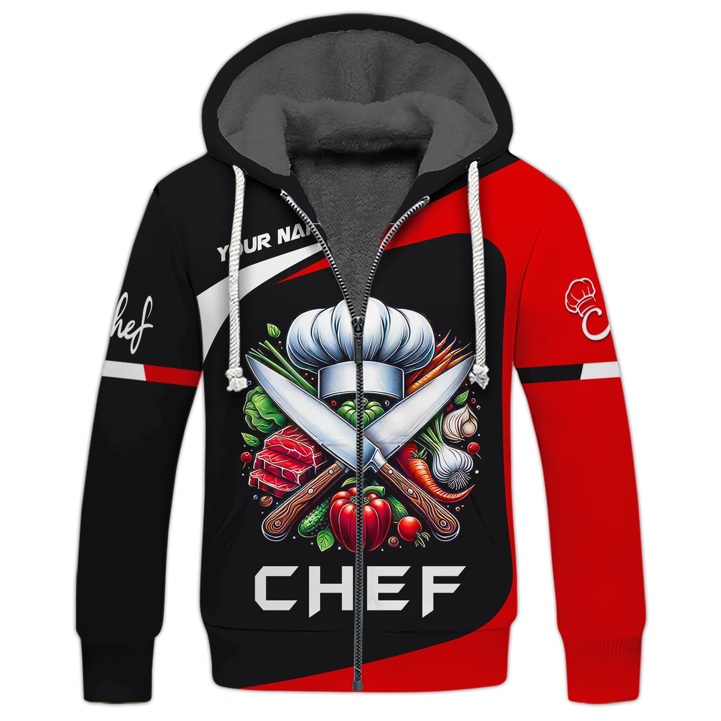 Unisex Knives Chef Custom T-Shirts Gif For Chef, Cooking Chef 3D Shirt