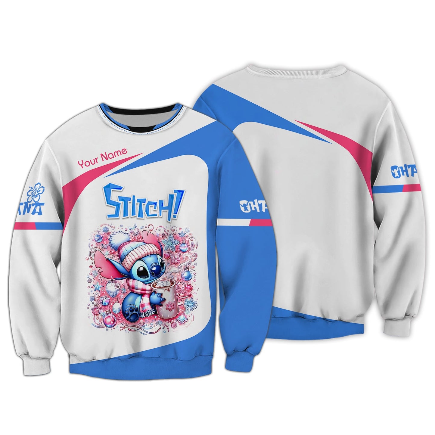 Zipper Hoodie Loli Stitch 3D Shirt Disney Custom T-Shirts