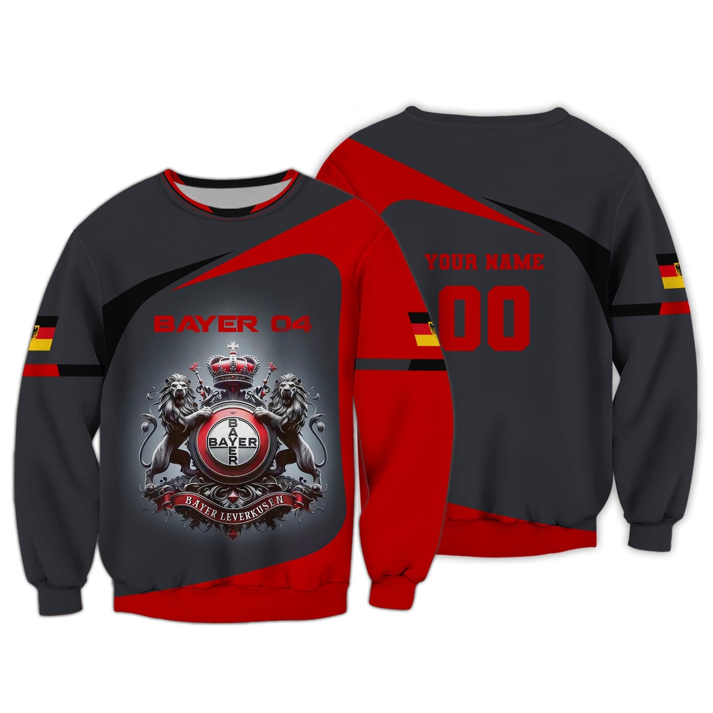 Zipper Hoodie Bayer 04 Leverkusen Custom T-Shirts German Football Lovers 3D Shirt