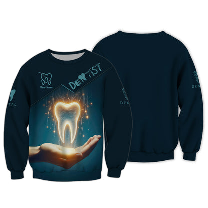 Dentist Clinic Custom T-Shirts Dental Technology 3D Shirt