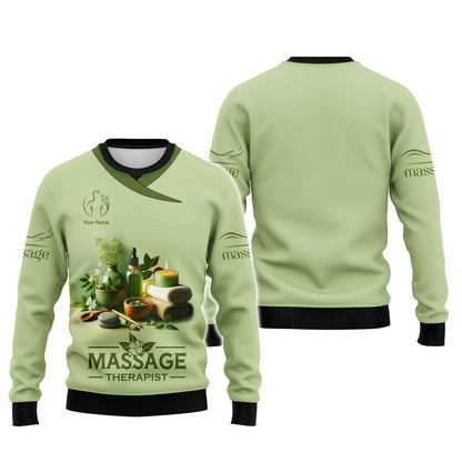 Massage Custom T-Shirts Skin Care Spa Set Decoration Candle 3D Shirt