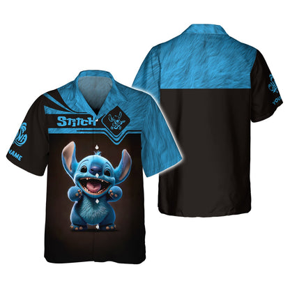 Zipper Hoodie Disney Custom T-Shirts Cute Stitch 3D Shirts