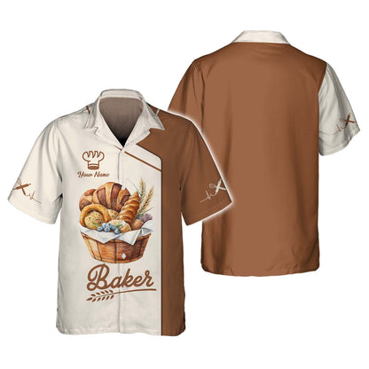 Baker Custom T-Shirts Bakery Bread 3D Shirt