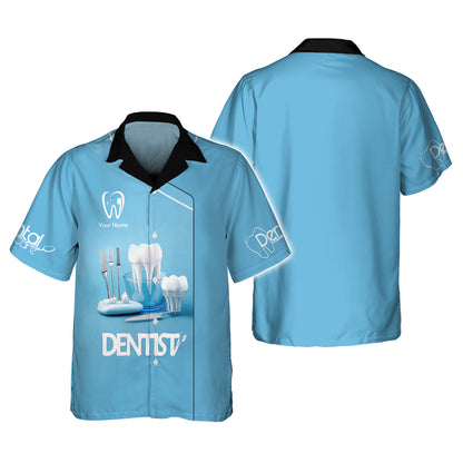 Dentistry Clinic 3D Shirt Dental Custom T-Shirts Gif For Dentist