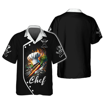 Chef Cooking 3D Shirt Kitchen Tools Custom T-Shirts