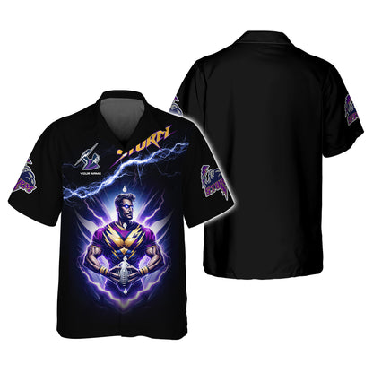 Personalized Shirt Melbourne Storm 3D Shirt Rugby Custom T-Shirts