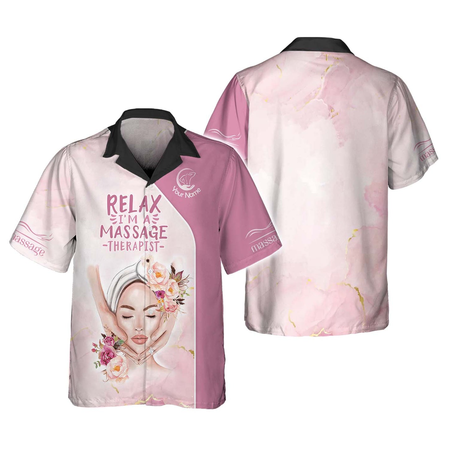 Skin Care Relax 3D Shirts Massage Spa Beauty Custom T-Shirts