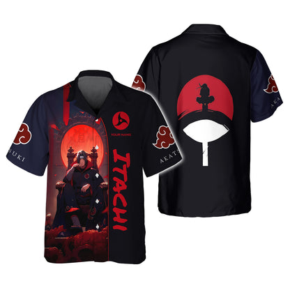 Uchiha Itachi 3D Shirt Naruto Custom T-Shirts